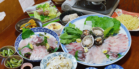 民宿michimoto的海鮮活涮涮鍋