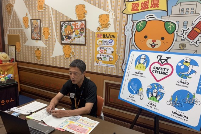 愛媛県 河上芳一さん。新型コロナウイルスの感染拡大防止のため、取材はオンラインにて行われました