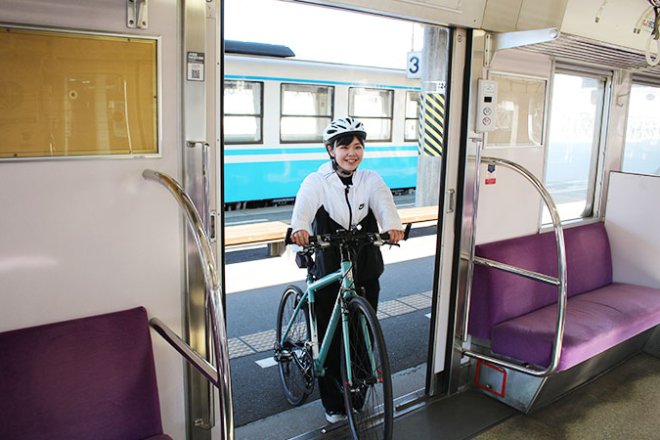 Ride without needing a bicycle transport bag